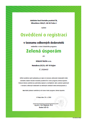 Certifikát